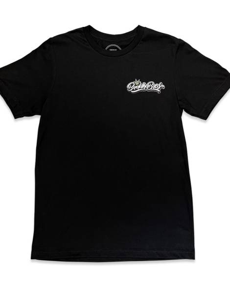 T-Shirt - BB Silver Pocket Script