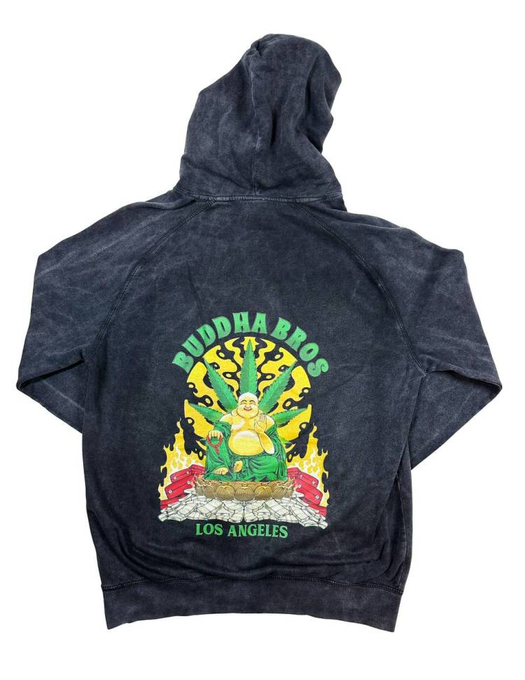 BB Hoodie - Green Buddha Hoodie - Image 2