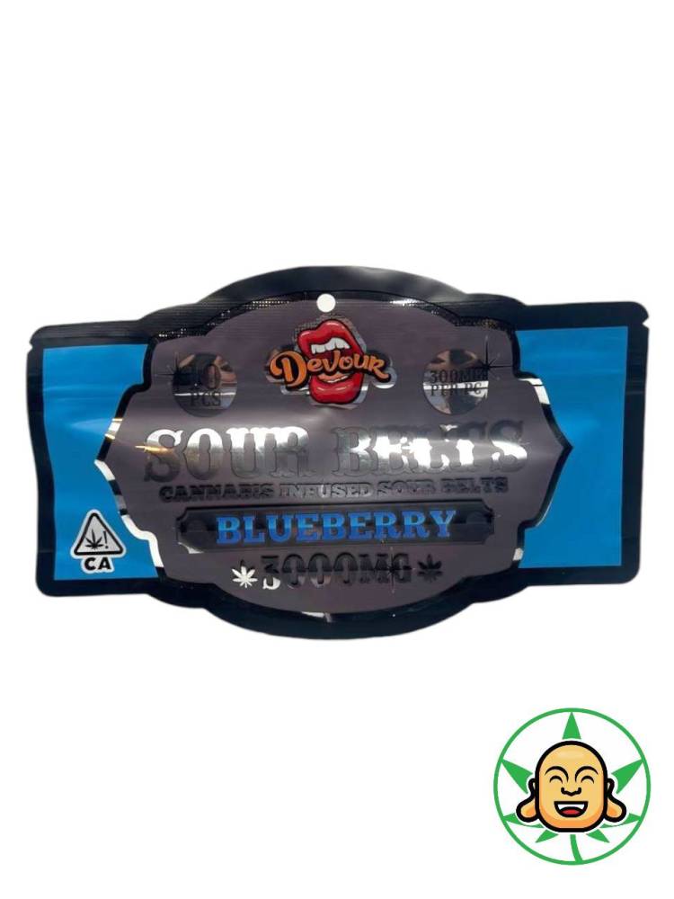 Devour Sour Belts - 3000MG - Image 2