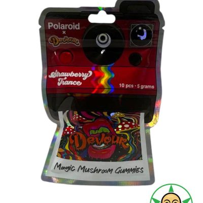 Polaroid x Devour Mushroom Gummies