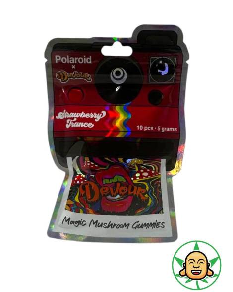Polaroid x Devour Mushroom Gummies