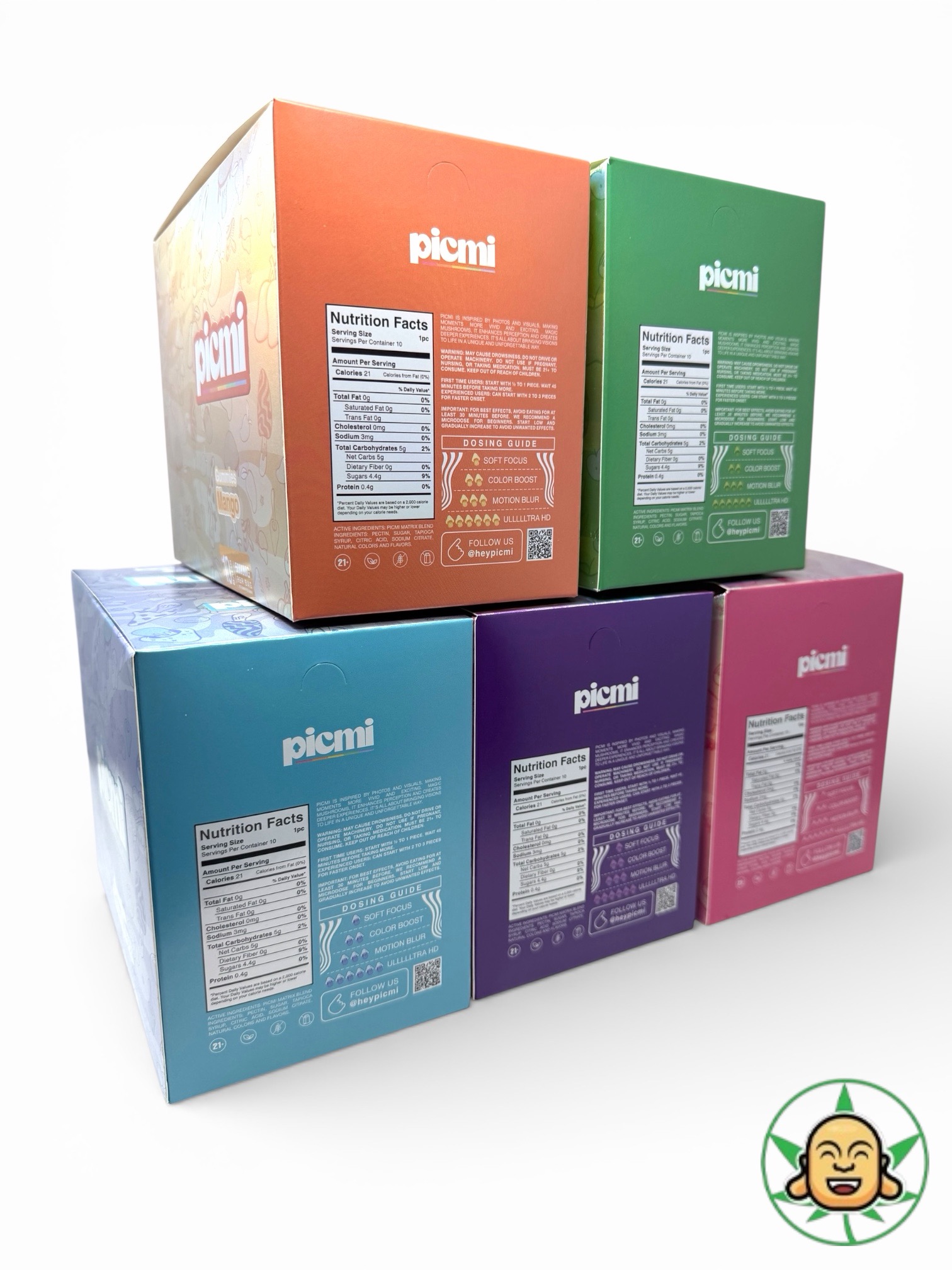 PICMI BY POLAROID 5000MG MUSHROOM GUMMIES - Image 3