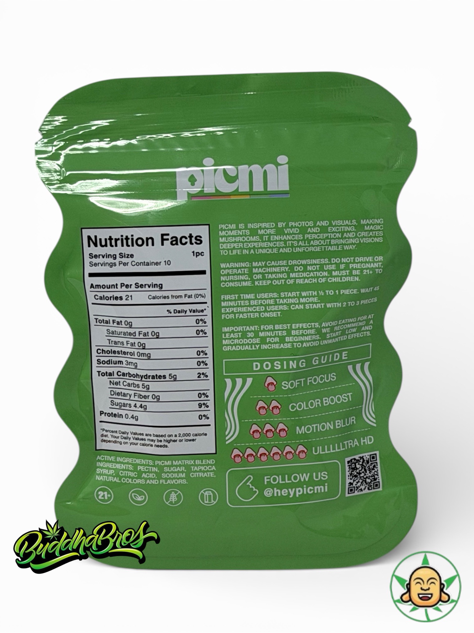 PICMI BY POLAROID 5000MG MUSHROOM GUMMIES - Image 4